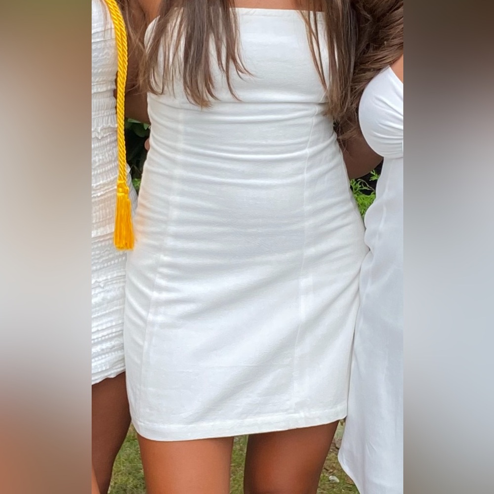 White oasis boutique dress